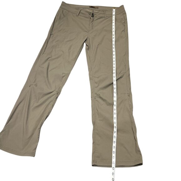 PRANA Pants Womens Sz 14 Convertible Draw String Pockets Outdoors Hiking - Picture 5 of 16